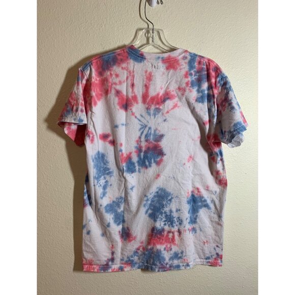 Gildan Adult Tie Dye Short Sleeve T-Shirt Size Medium AC10 - Picture 2 of 3